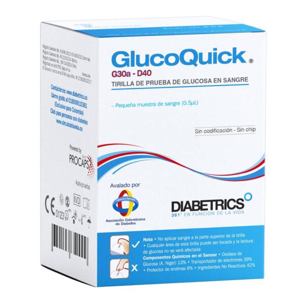 Gluco Tiras Reactivas 50 Unidades - Imagen 2
