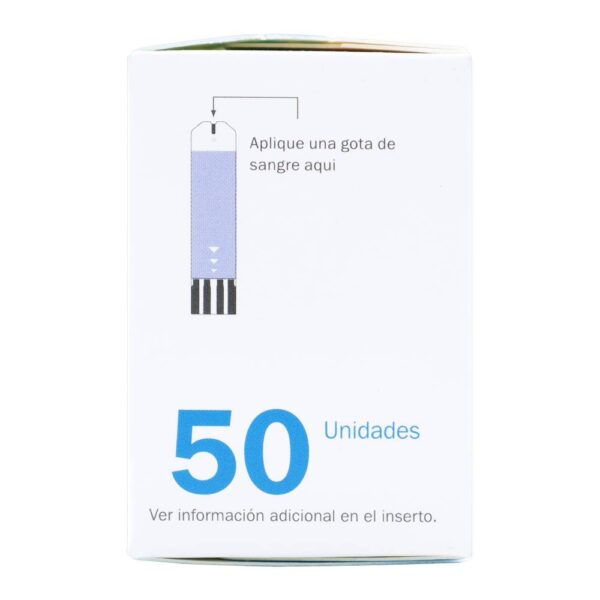 Gluco Tiras Reactivas 50 Unidades - Imagen 3