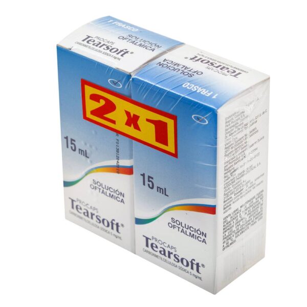 Tearsoft Solucion Oftalmica 15 Ml X 2 Unidades - Imagen 2