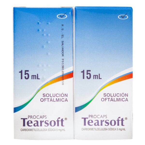 Tearsoft Solucion Oftalmica 15 Ml X 2 Unidades