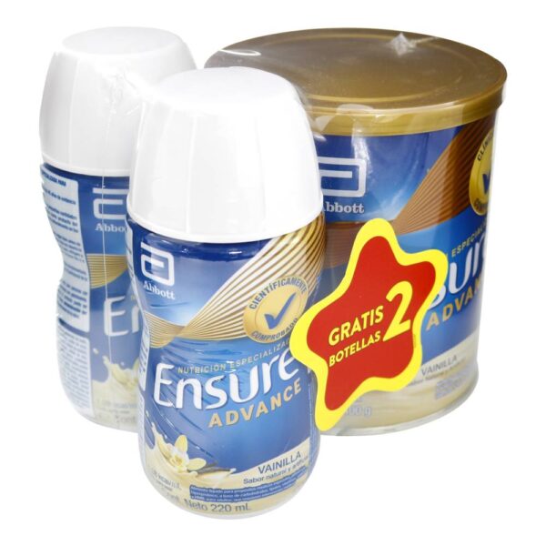 Ensure Adv.vainilla 400 Gr+2 Adv 220 Ml - Imagen 3