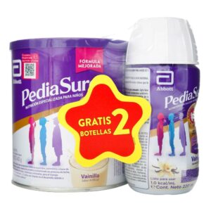 Pediasure Vainilla 400g + 2 Pediasure Líquido