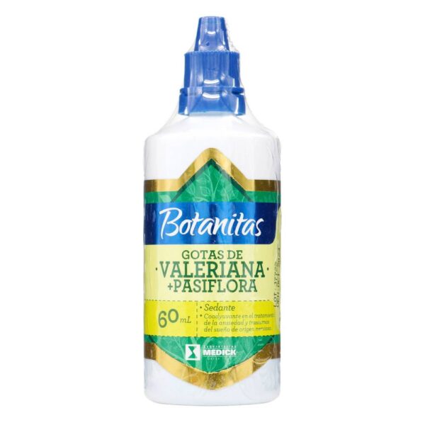 Valeriana+pasiflora Gotas, Tranquilizante Natural 60 Ml