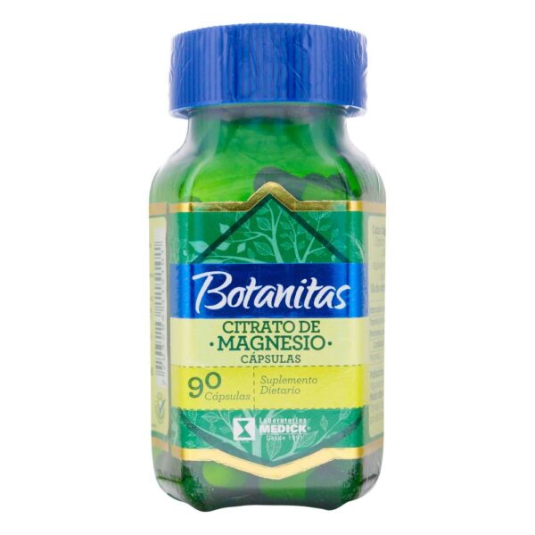 Citrato De Magnesio 90 Cápsula . Calambres . Cardiología