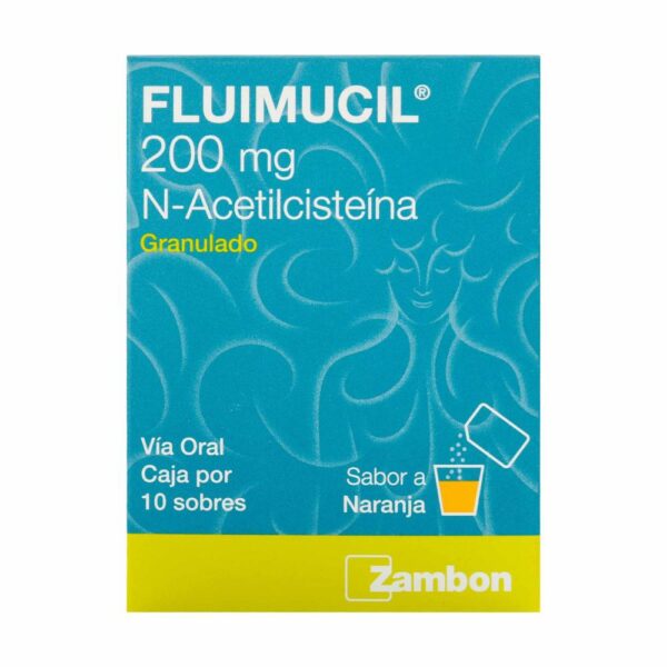 Fluimucil 200 Mg 10 Sobres - Mucolítico