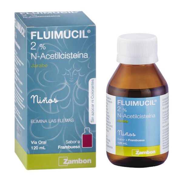 Fluimucil Ninos Jarabe 2% 120 Ml. - Imagen 3
