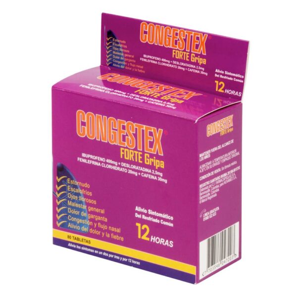 Congestex Forte 80 Tabletas - Imagen 2