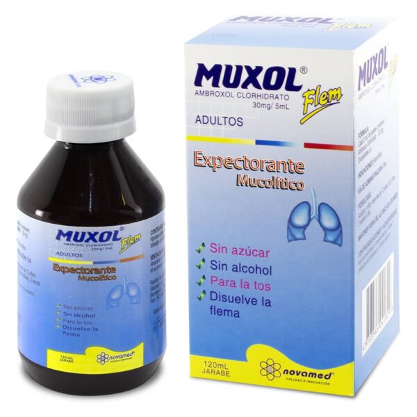 Muxol Flem Adultos - Jarabe Fluidificante 120 Ml