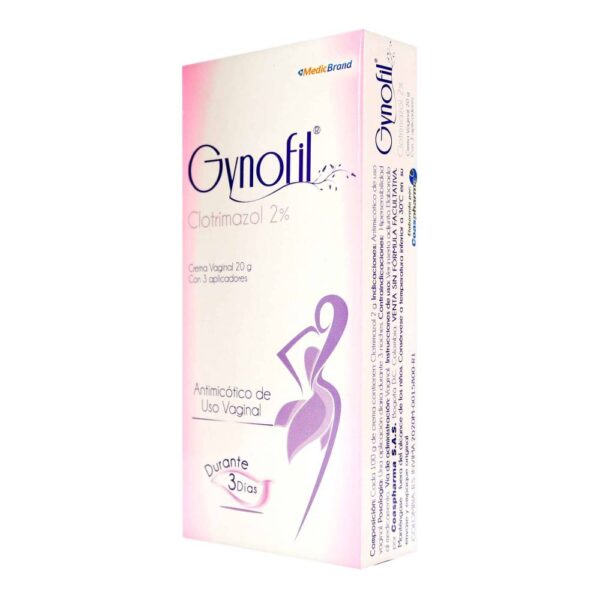 Gynofil 2% Crema Vaginal 20 Gramos - Imagen 2