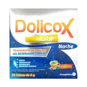 Dolicox Grip Noche Panela Limon 24 Sobres