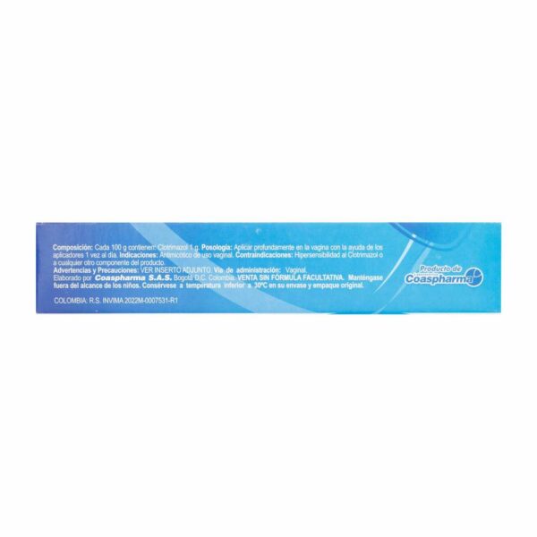 Clotrimazol 1% Crema Vaginal 40 Grs - Imagen 2