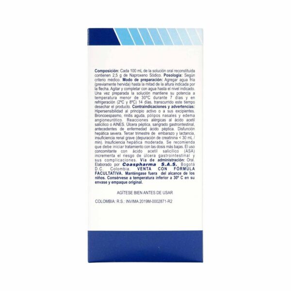 Naproxeno 125 Mg Suspension 80 Ml - Imagen 3