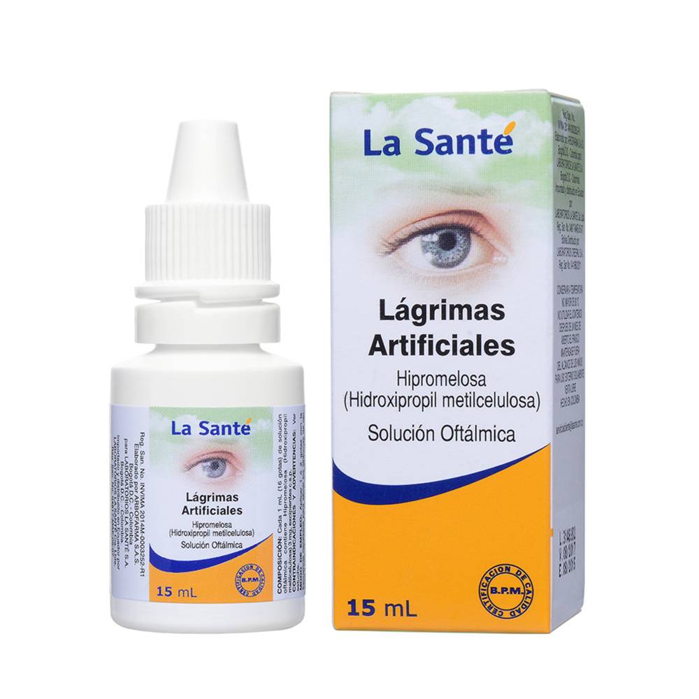Lagrimas Artificiales Gotas Oftálmica 15 Ml