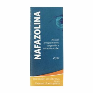 Nafazolina 0.1% Solución Oftálmica 15ml