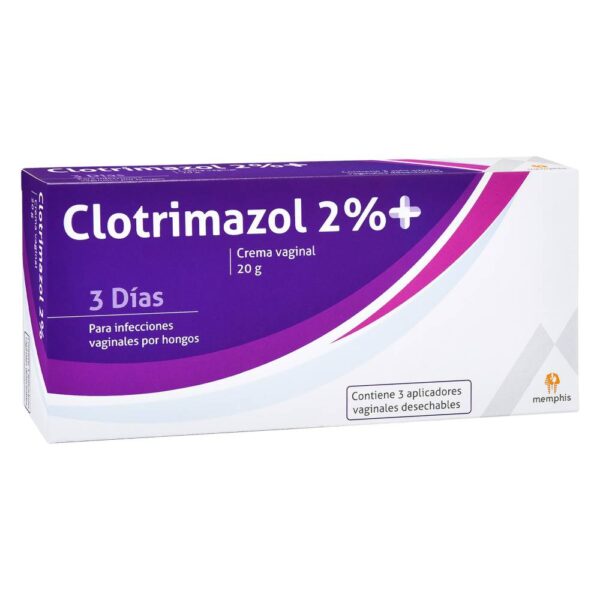 Clotrimazol 2% Crema Vaginal 20 Gr Memphis - Imagen 3