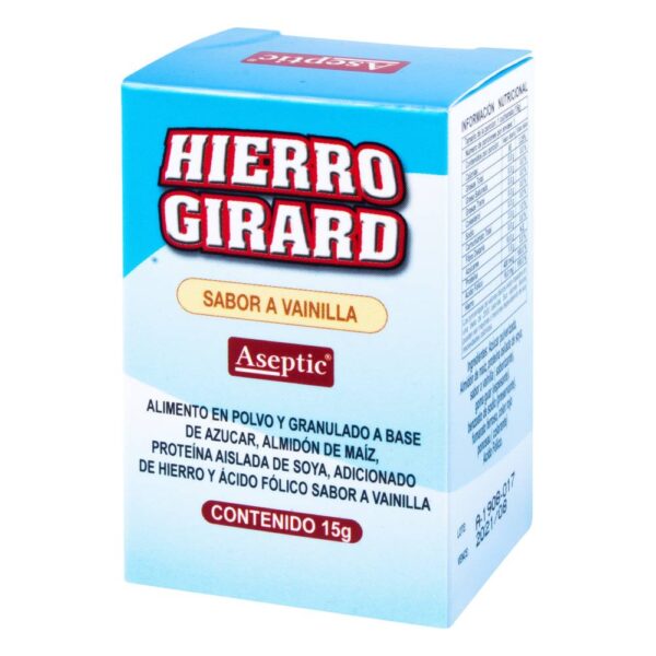 Hierro Girard Vainilla 15 Gr Suplemento - Imagen 2