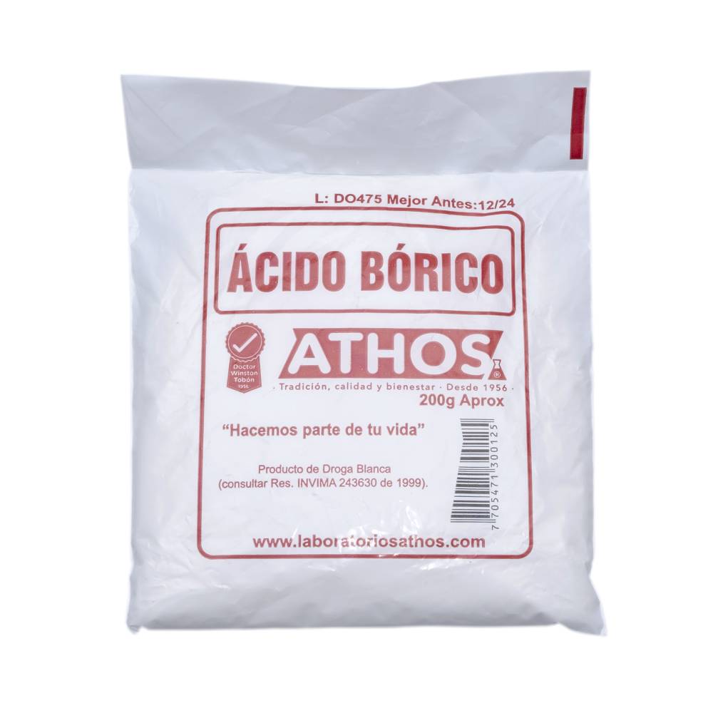 Ácido Bórico Athos 200g