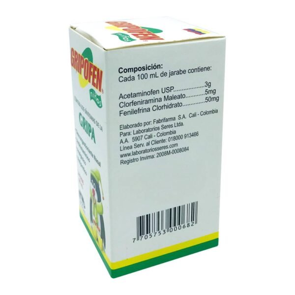 Gripofen Ninos Jarabe 60 Ml - Imagen 2