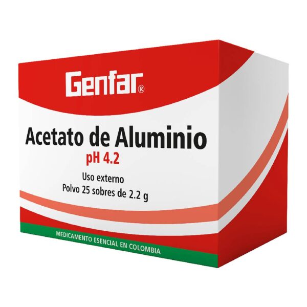 Acetato De Aluminio 25 Sobres Gf - Uso Práctico - Imagen 2