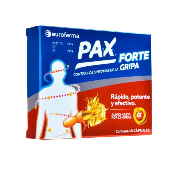 Pax Forte 400 Mg 10 Capsulas - Imagen 2