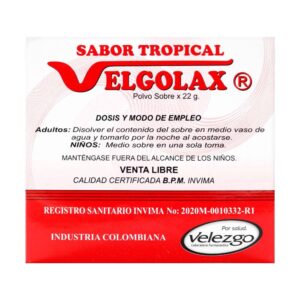 Velgolax Tropical - Alivio Estreñimiento
