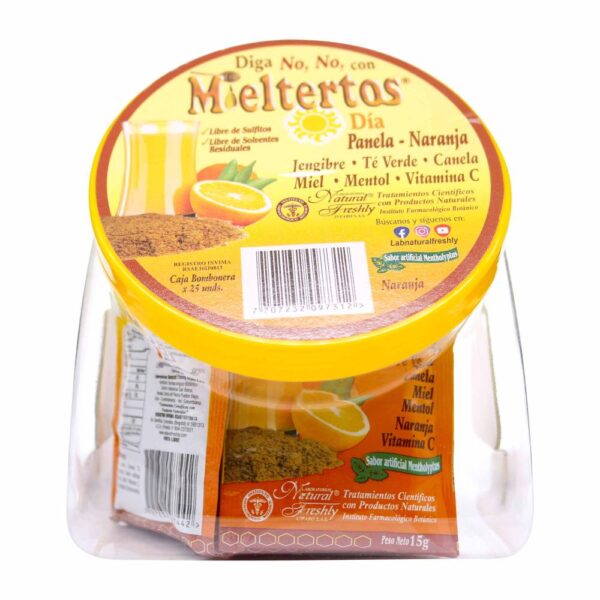 Mieltertos Gripa Dia Naranja 25 Sobres+bomb.