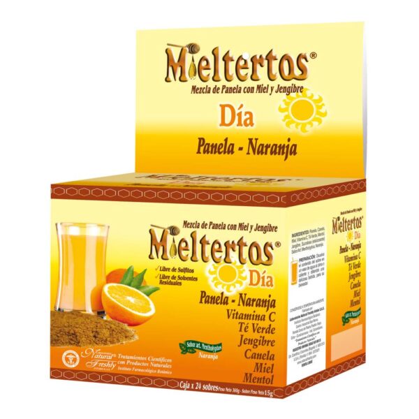 Mieltertos Gripa Dia Panela Naranjas 24 Sobres