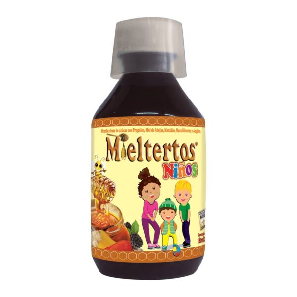 Mieltertos Niños - Jarabe Natural Tos 180 Ml - Imagen 2