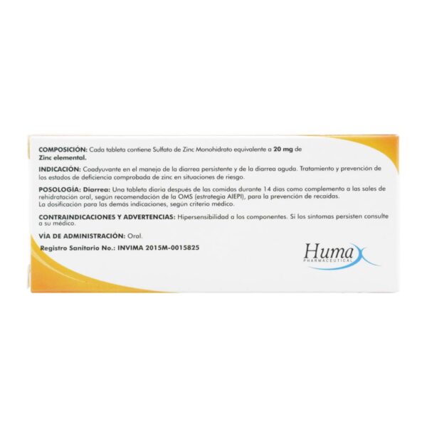 Sulzinc Zinc Inmunológico 30 Tabletas - Imagen 3