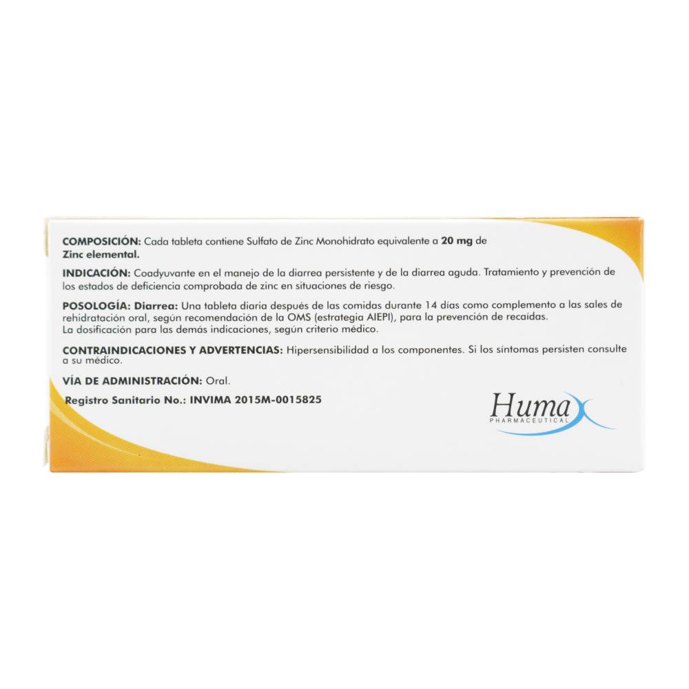 Sulzinc Zinc Inmunológico 30 Tabletas - Imagen 3