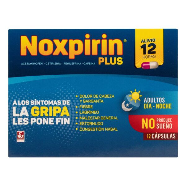 Noxpirin Plus 12 Capsulas - Imagen 2