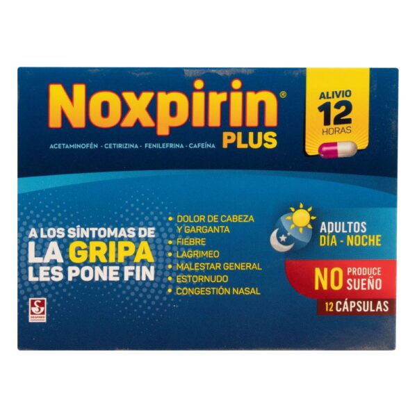 Noxpirin Plus 12 Capsulas - Imagen 4