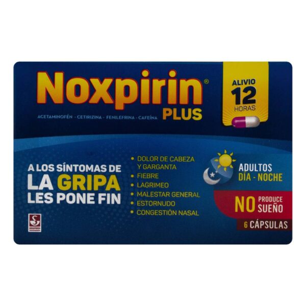 Noxpirin Plus 6 Capsulas - Imagen 2