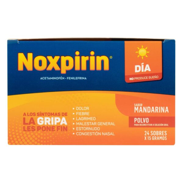 Noxpirin F Jugo Dia Mandarina Gra.24 Sobres - Imagen 2