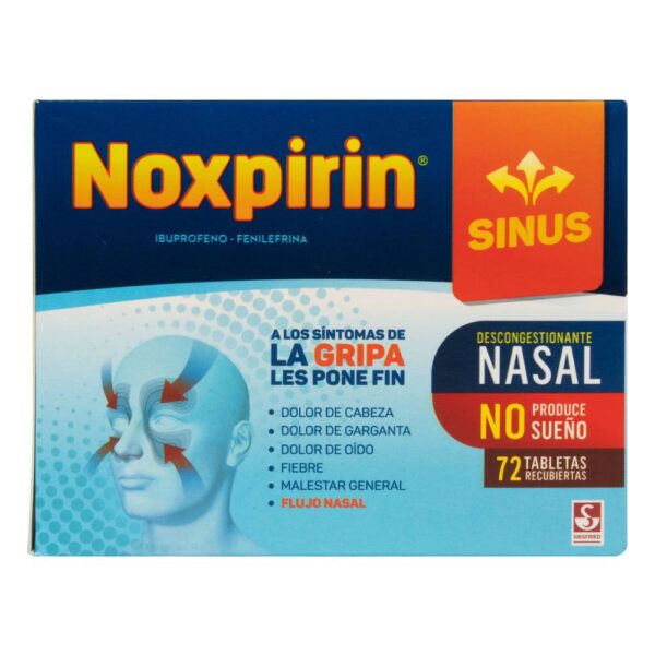 Noxpirin Sinus 72 Tabletas - Imagen 2