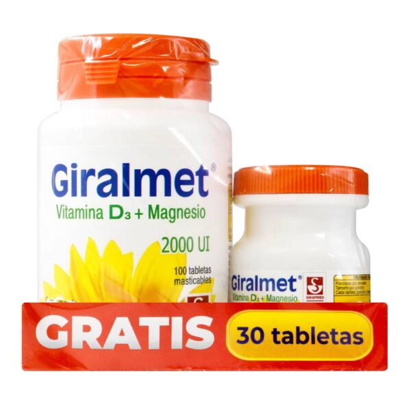 Giralmet 2,000 Ui - Suplemento Vitamina D - Imagen 2