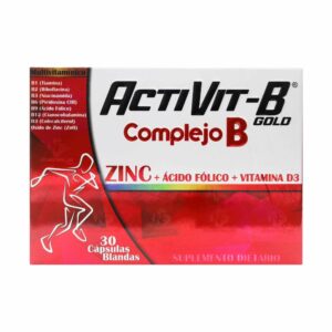 Activit-b Gold Complejo B, 30 Cápsulas Blandas