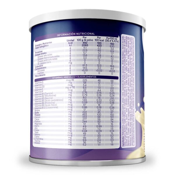 Fortini Vainilla 400gr - Suplemento Nutricional - Imagen 2
