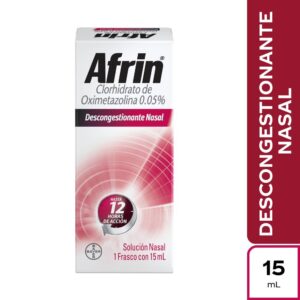 Afrin Solución Nasal Adultos 0.05%, Aerosol 15ml