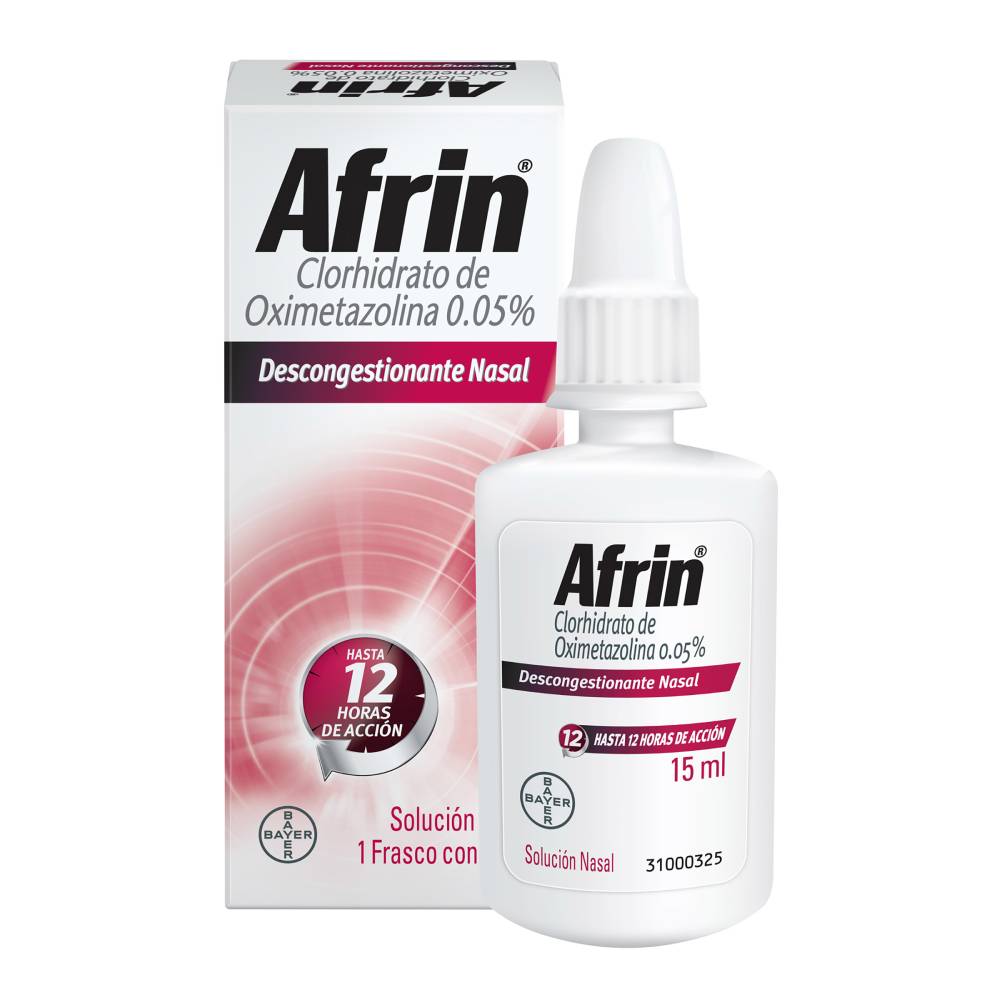 Afrin Solución Nasal Adultos 0.05%, Aerosol 15ml - Imagen 3