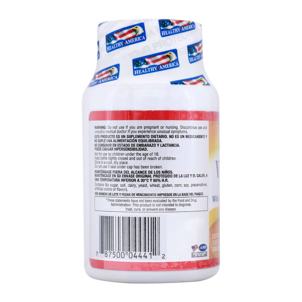 Suplemento Dietario Vitamina C 1000 Mg 100 Capsulas - Imagen 2