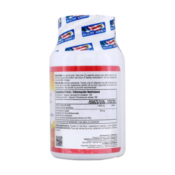 Suplemento Dietario Vitamina C 1000 Mg 100 Capsulas - Imagen 3