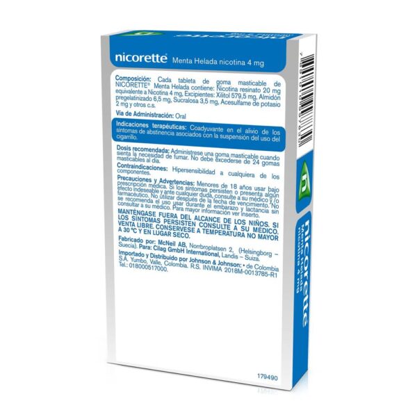 Nicorette Menta S&s 4 Mg - Dejar Fumar - Imagen 3