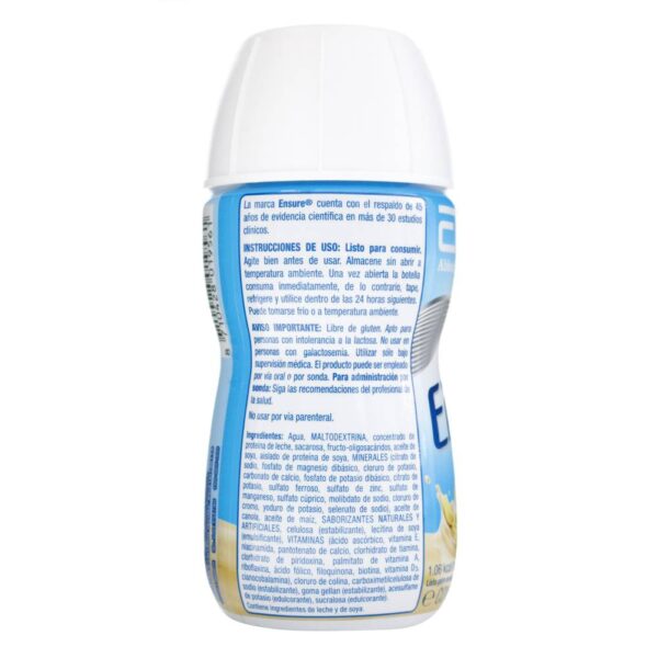 Ensure Vainilla 220ml - Complemento Nutrición - Imagen 3