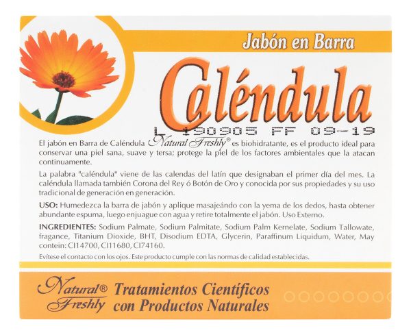 Jabón De Calendula Freshly 90 Gr - Imagen 2