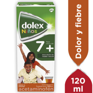 Dolex 7+ Jarabe 120ml: Fiebre Y Dolor Infantil