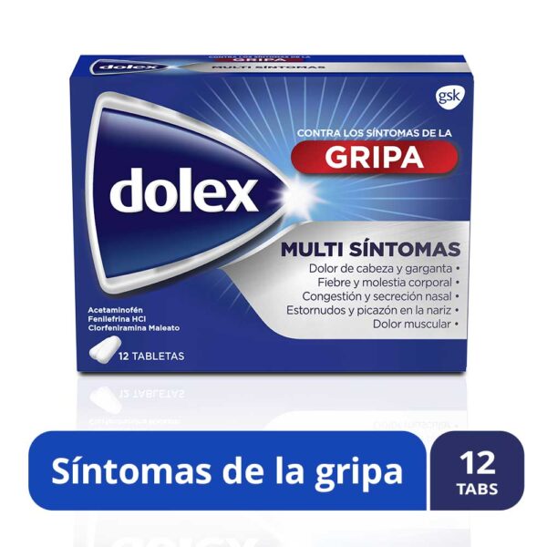 Dolex Gripa 12 Tabletas