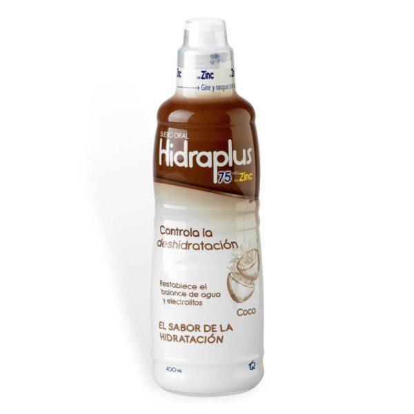Hidraplus 75 Zinc Coco 400 Ml: Rehidratación Rápida