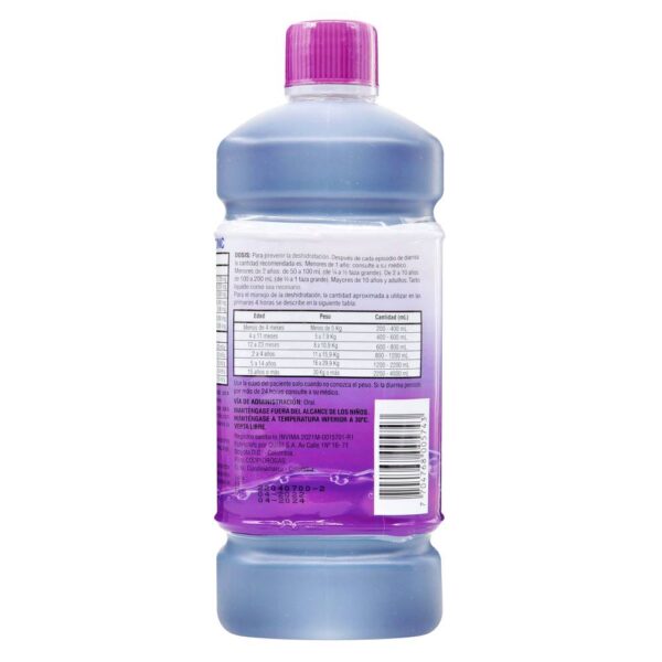 Suero Oral Hidrasol 60 Con Zinc Uva 500 Ml - Imagen 3