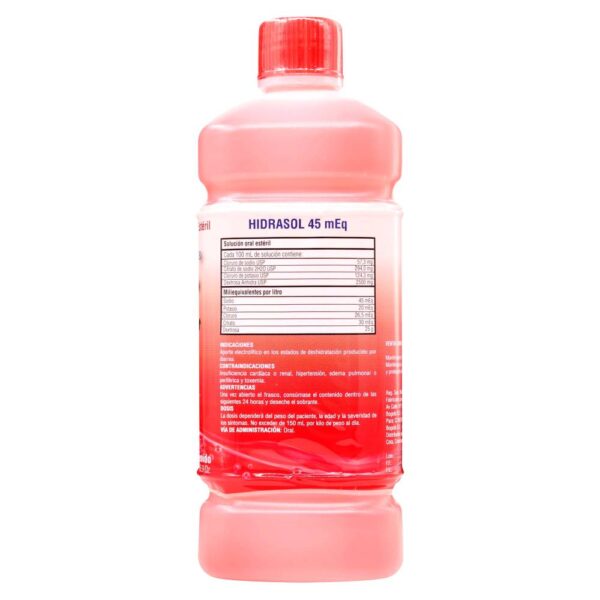 Suero Oral Hidrasol 45 Cereza 500 Ml - Imagen 2